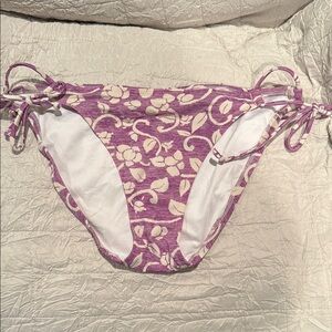 Victoria's Secret Purple and White Floral Bikini